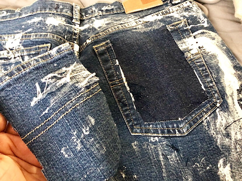 back pocket jeans